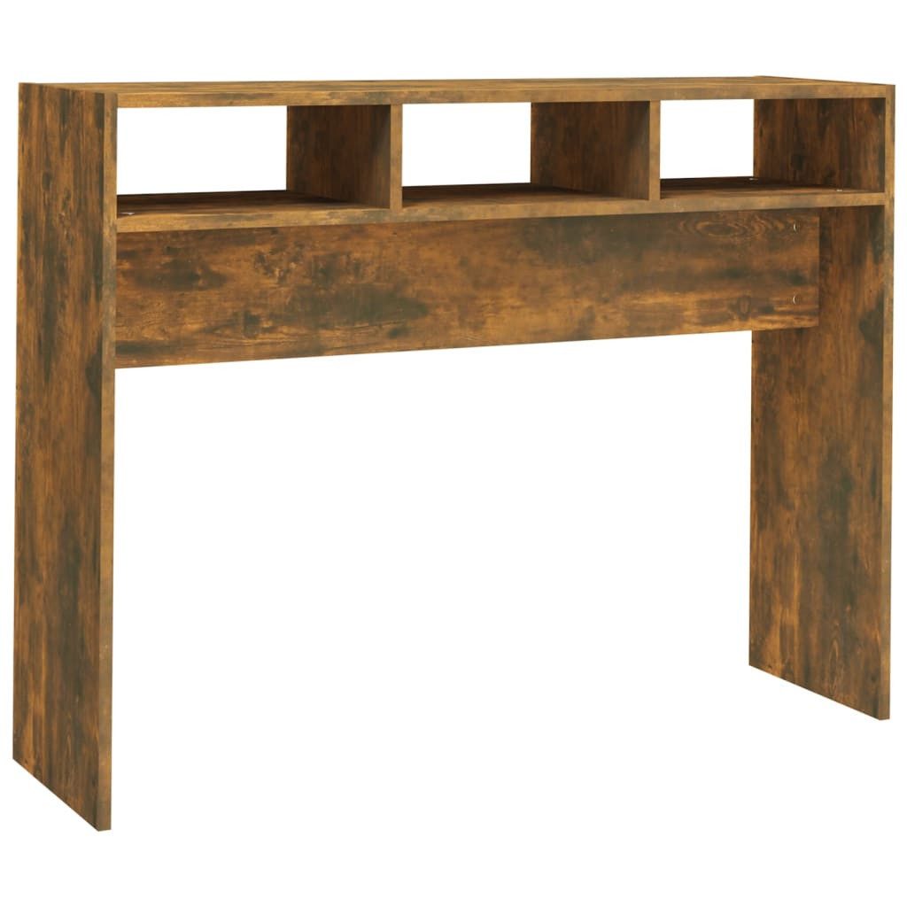 vidaXL Beistelltisch Konsolentisch Räuchereiche 105x30x80 cm günstig online kaufen