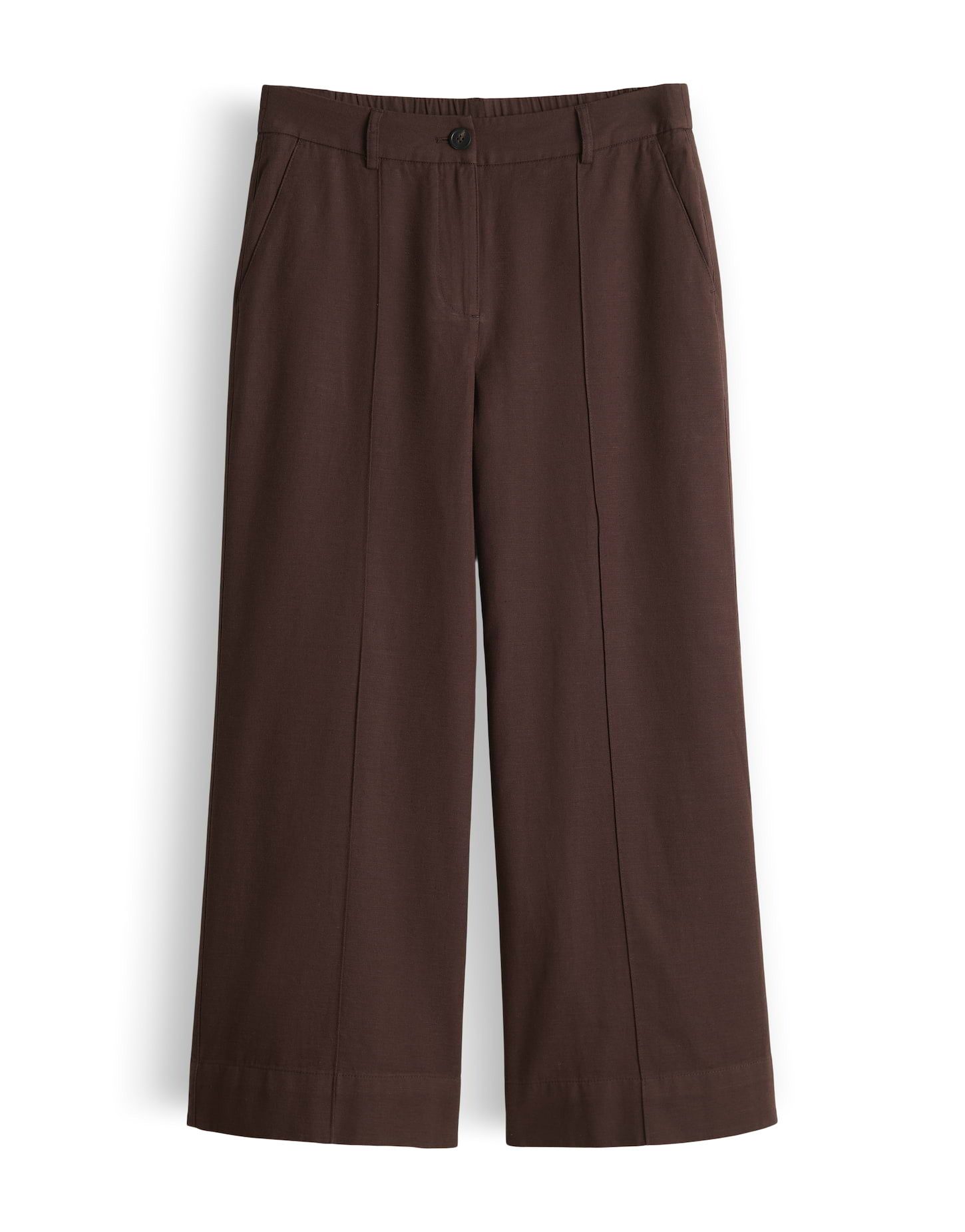 OPUS Leinenhose Relaxed City Pants aus Baumwoll Leinen Mix Weiter Beinverla günstig online kaufen