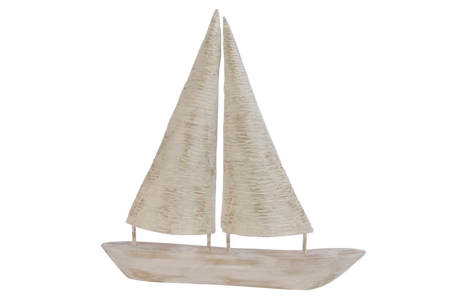 Kaemingk Dekoobjekt Dekoaufsteller Boot Mangoholz 46x5x54 cm natur