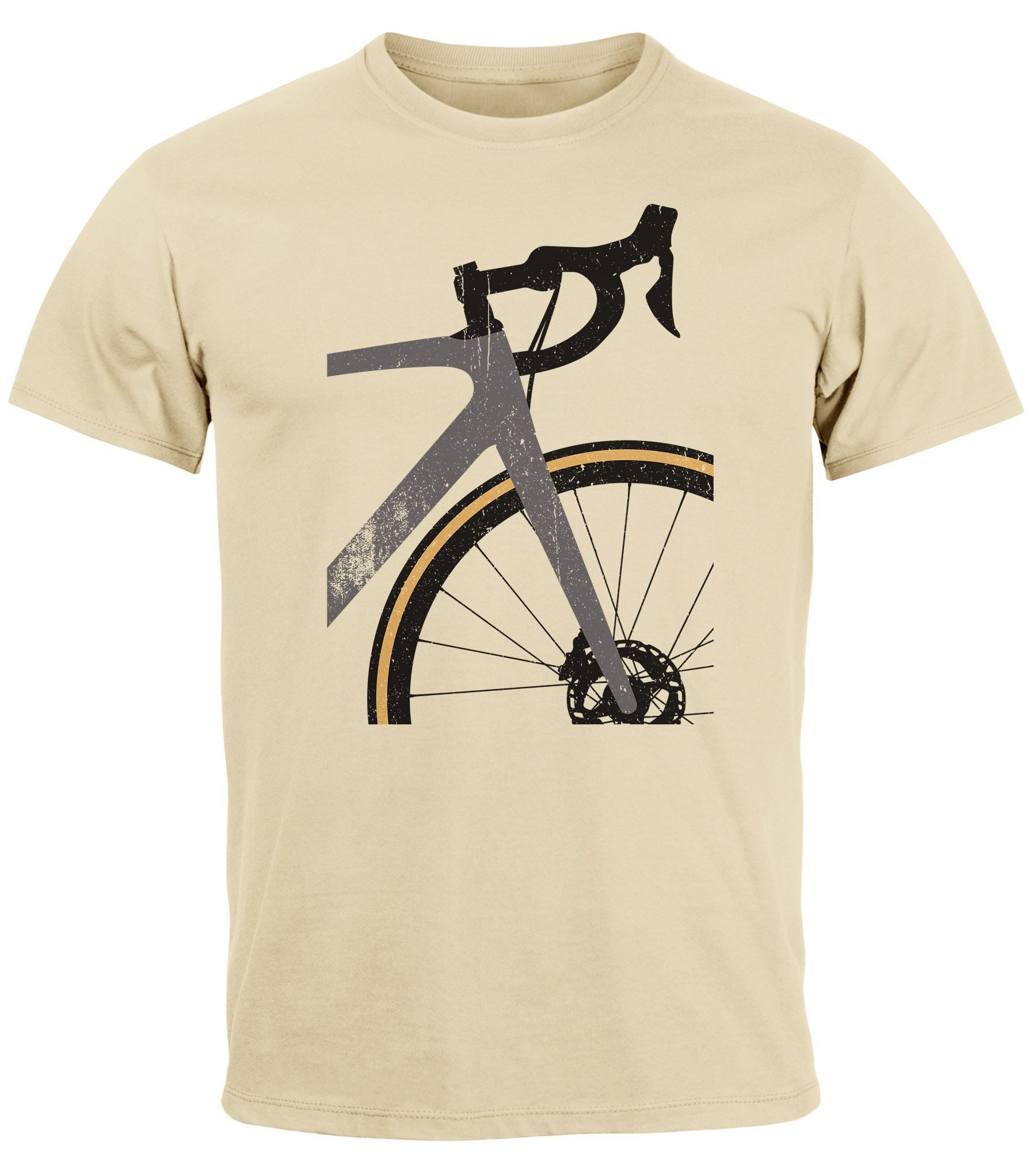 Neverless Print-Shirt Herren T-Shirt Fahrrad Bike günstig online kaufen