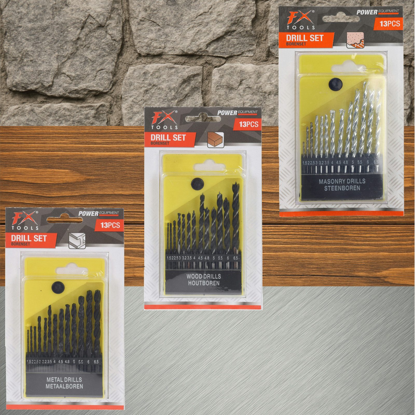 Koopman Bohrersatz Metallbohrer Steinbohrer Holzbohrer Bohreraufsatz günstig online kaufen