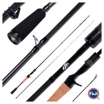 Zeck Fishing Baitcasterrute, (2-tlg), Zeck Barsch Alarm Cast Twitch & Play ML 208cm 5-15g Baitcastrute