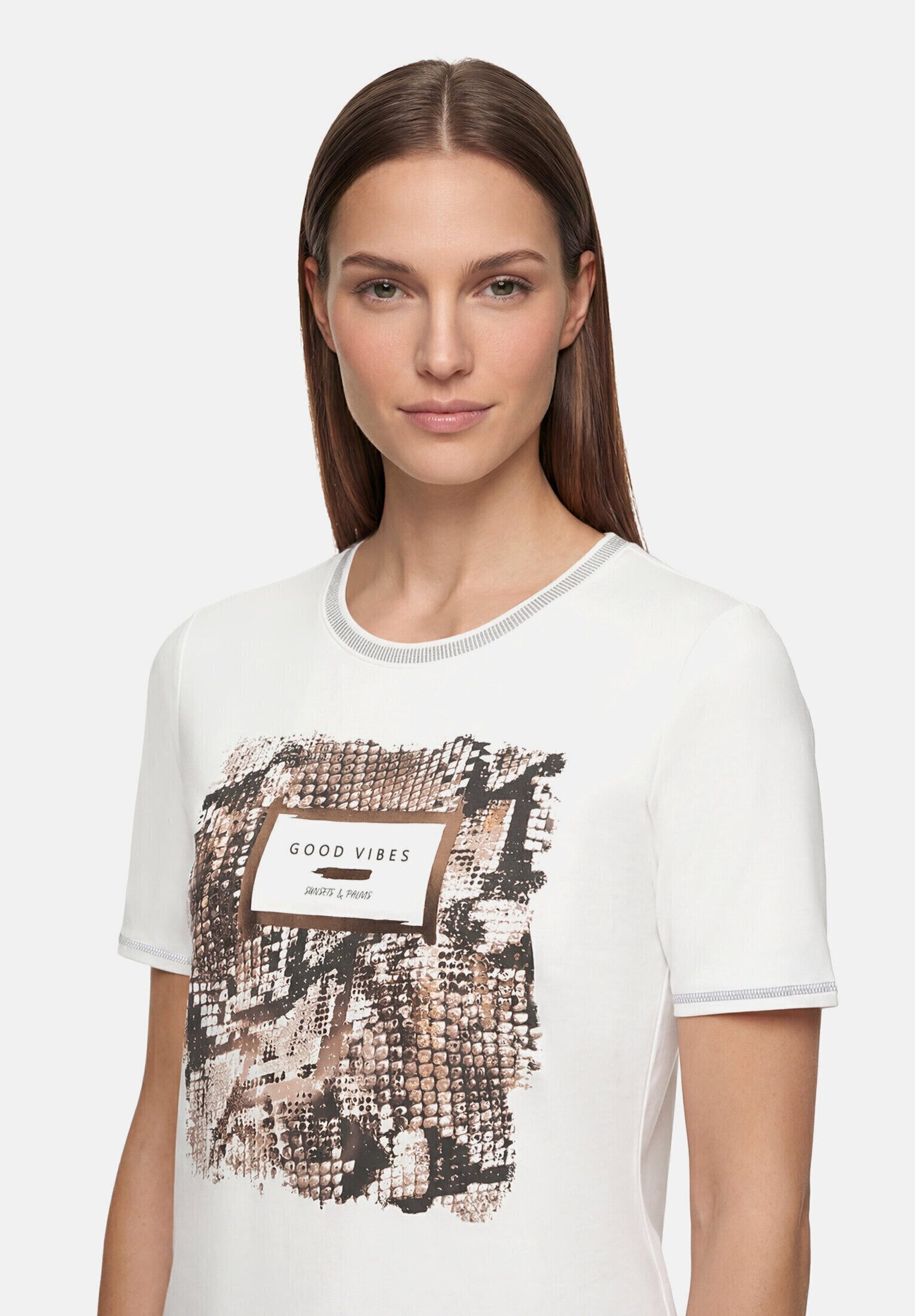 Betty Barclay Kurzarmshirt Damen mit Aufdruck (1-tlg)