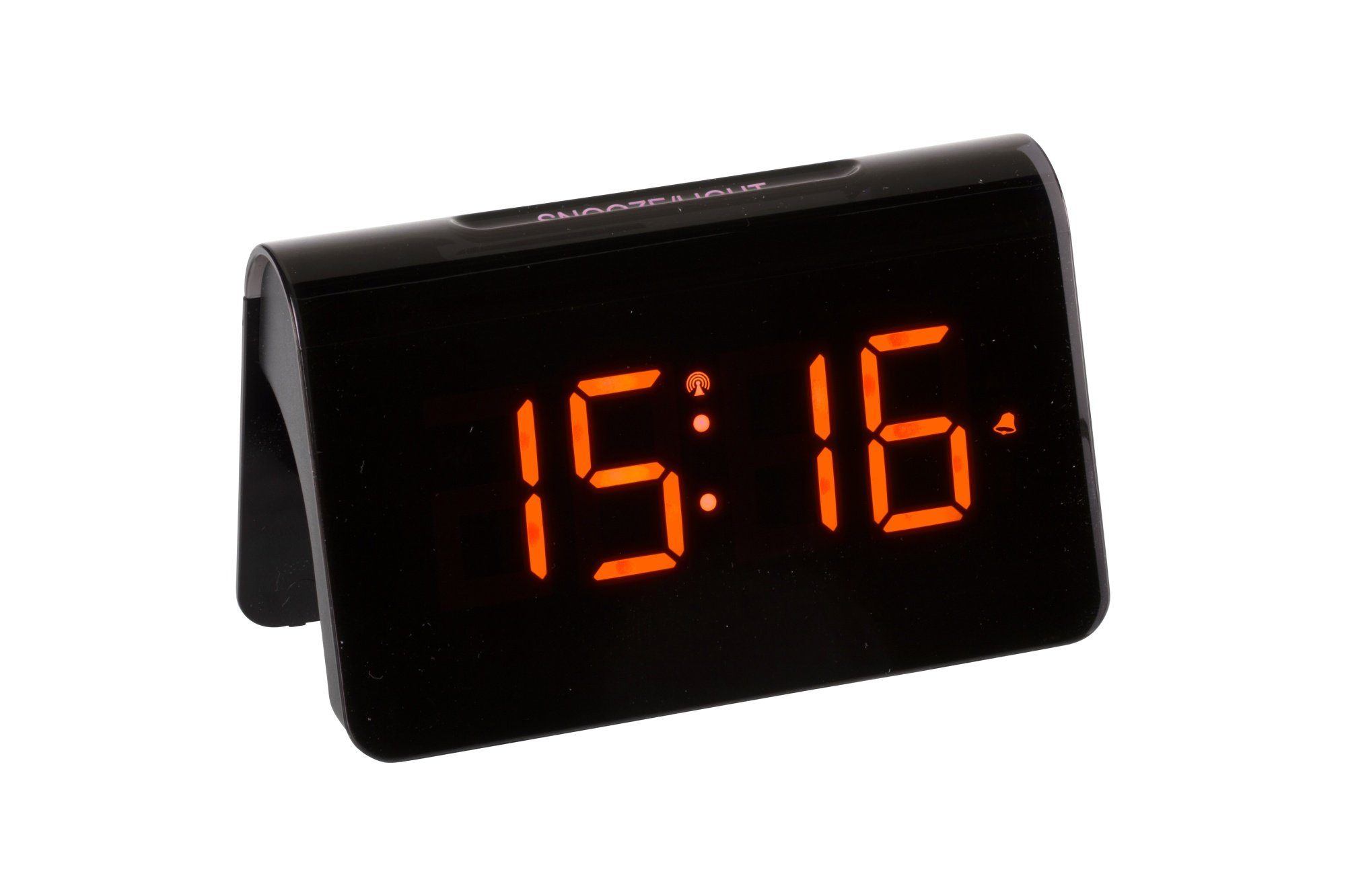 Funkwecker digitaler Wecker ICON TFA 60.2543, schwarz, mit LED Leuchtziffern