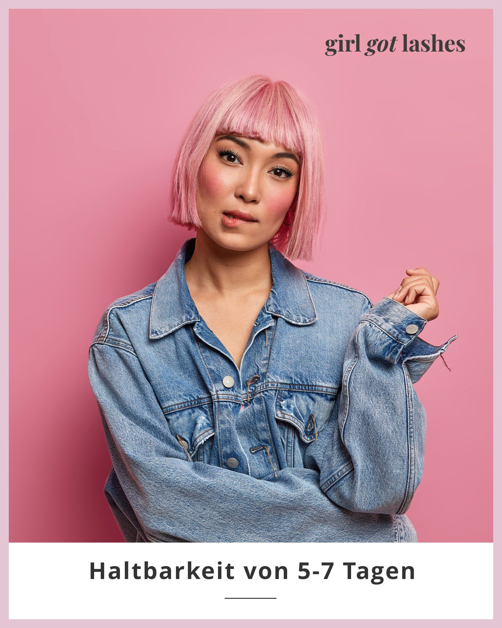GirlGotLashes Bandwimpern GirlGotLashes DIY Wimpernverlängerung für Zuhause 5 Wimpernpaare, 5-7 Tage Haltbarkeit, besonders vielfältige Looks