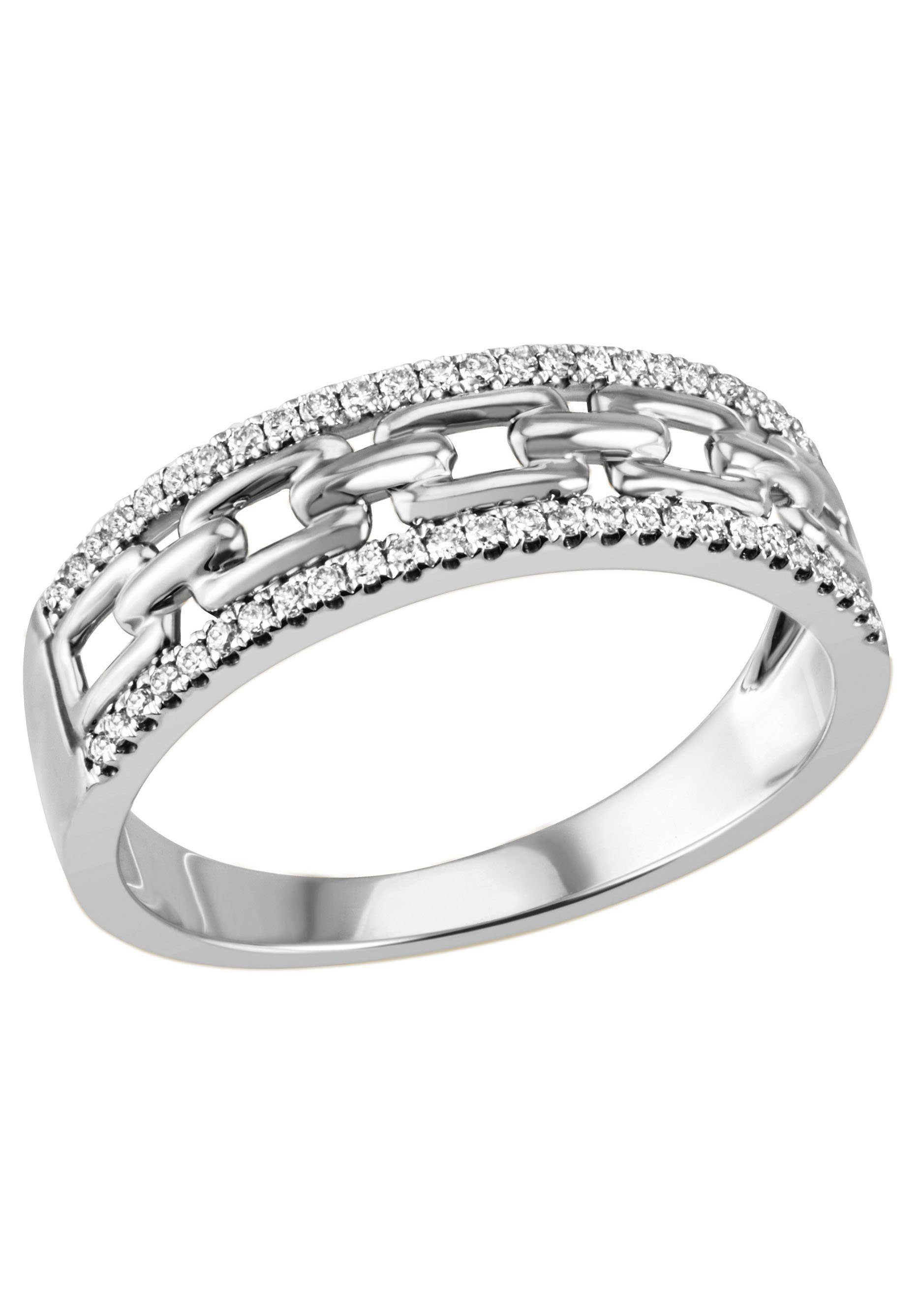 Firetti Fingerring Schmuck Geschenk Silber 925 Silberring Fancy Stab, mit Zirkonia (synth)