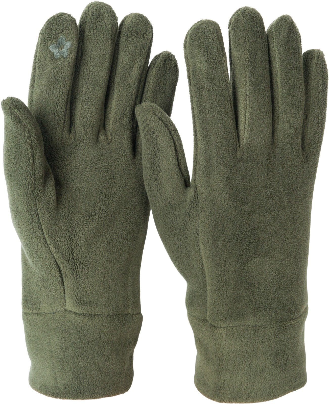 Fleecehandschuhe Einfarbige Touchscreen Fleece Handschuhe