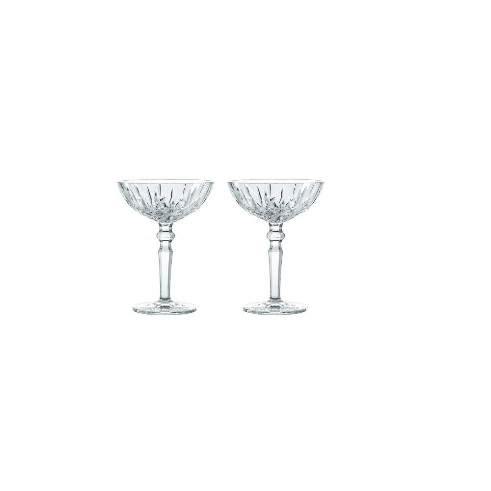 Nachtmann Cocktailglas Nachtmann Noblesse Cocktailschale 180ml 2er Set, Glas
