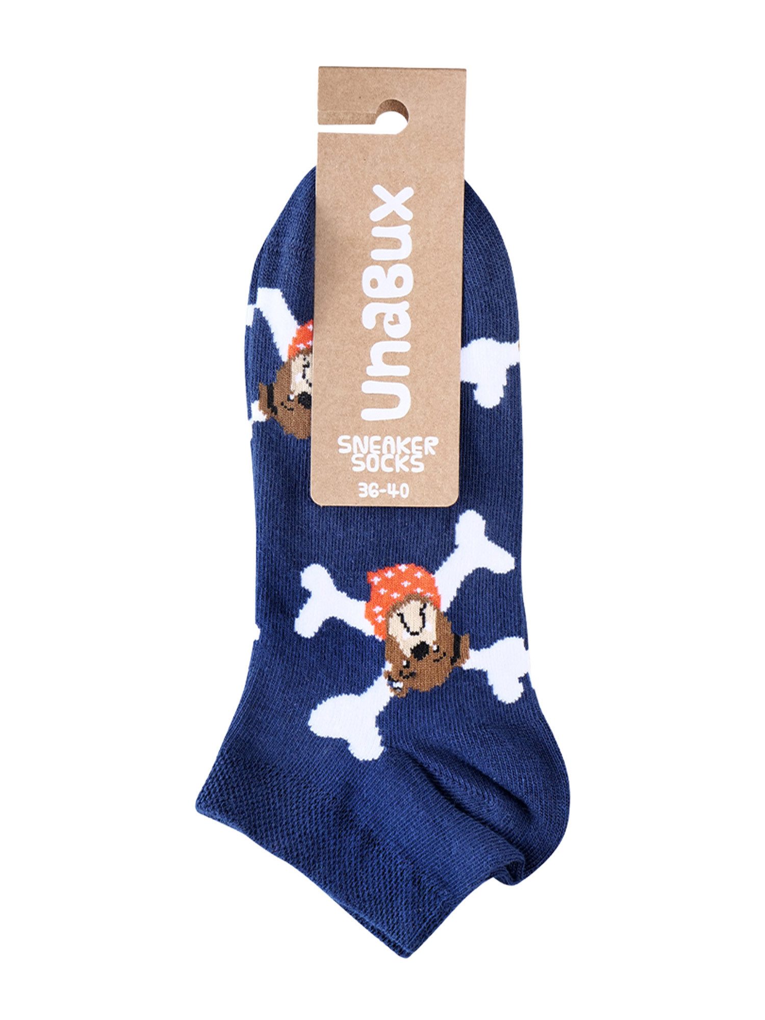 UnaBux Sneakersocken Prints (5-Paar) Sneaker-socken füsslinge füßlinge
