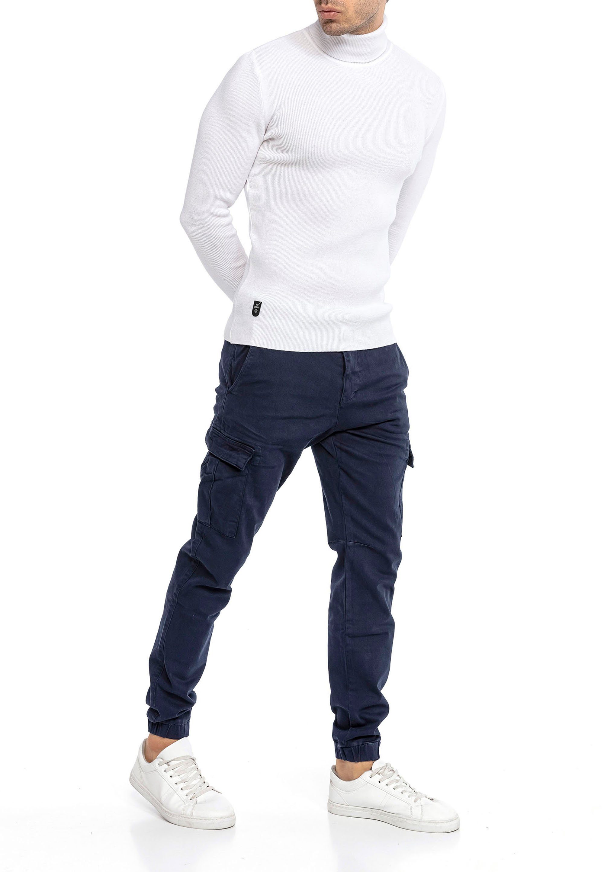 Blau Cargo Twill RedBridge Stylische Hose Navy Jeans Cargohose Jogger