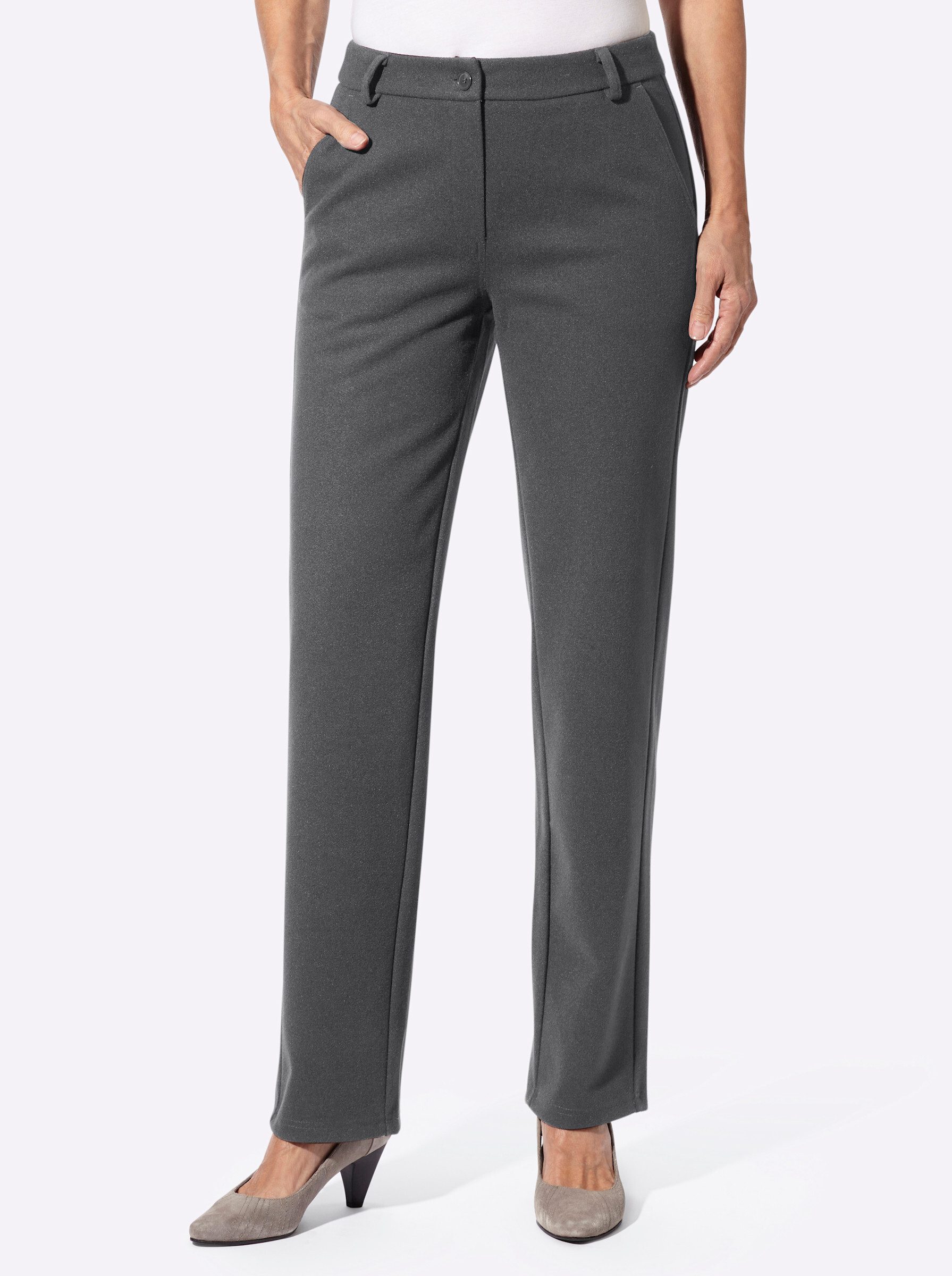 Jerseyhose Stoff-Hose komfortabel