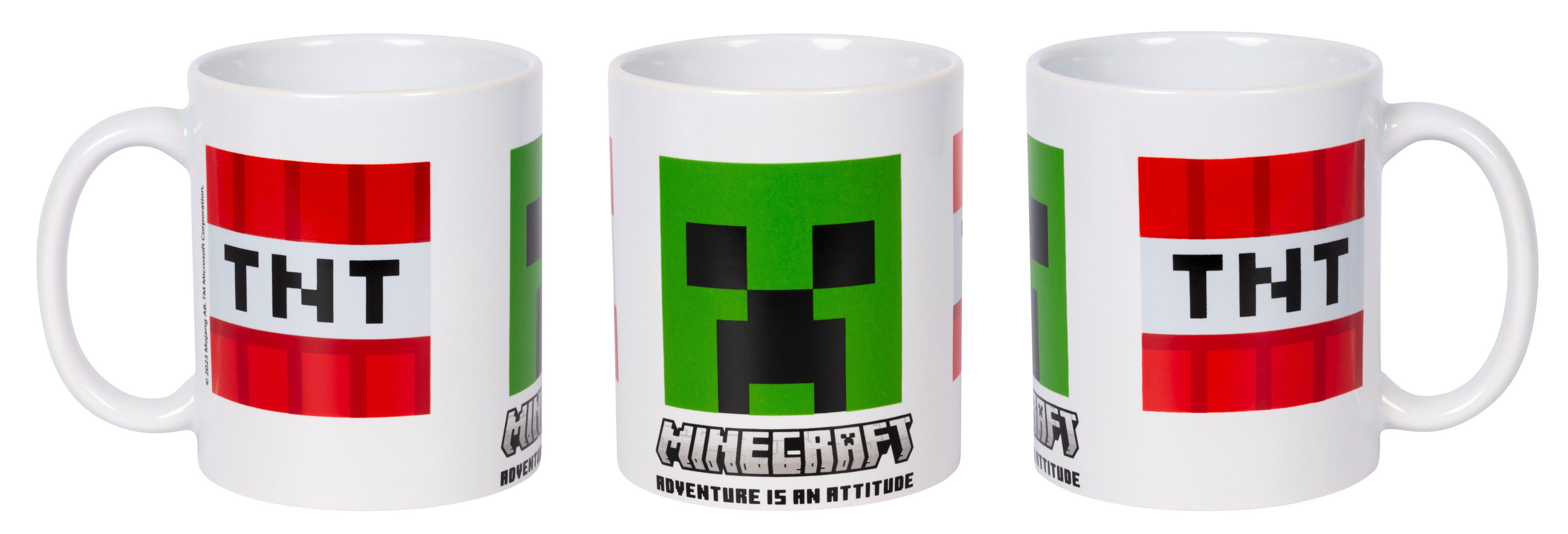 Minecraft Tasse Minecraft - Creeper & TNT Tasse (NEU & OVP)