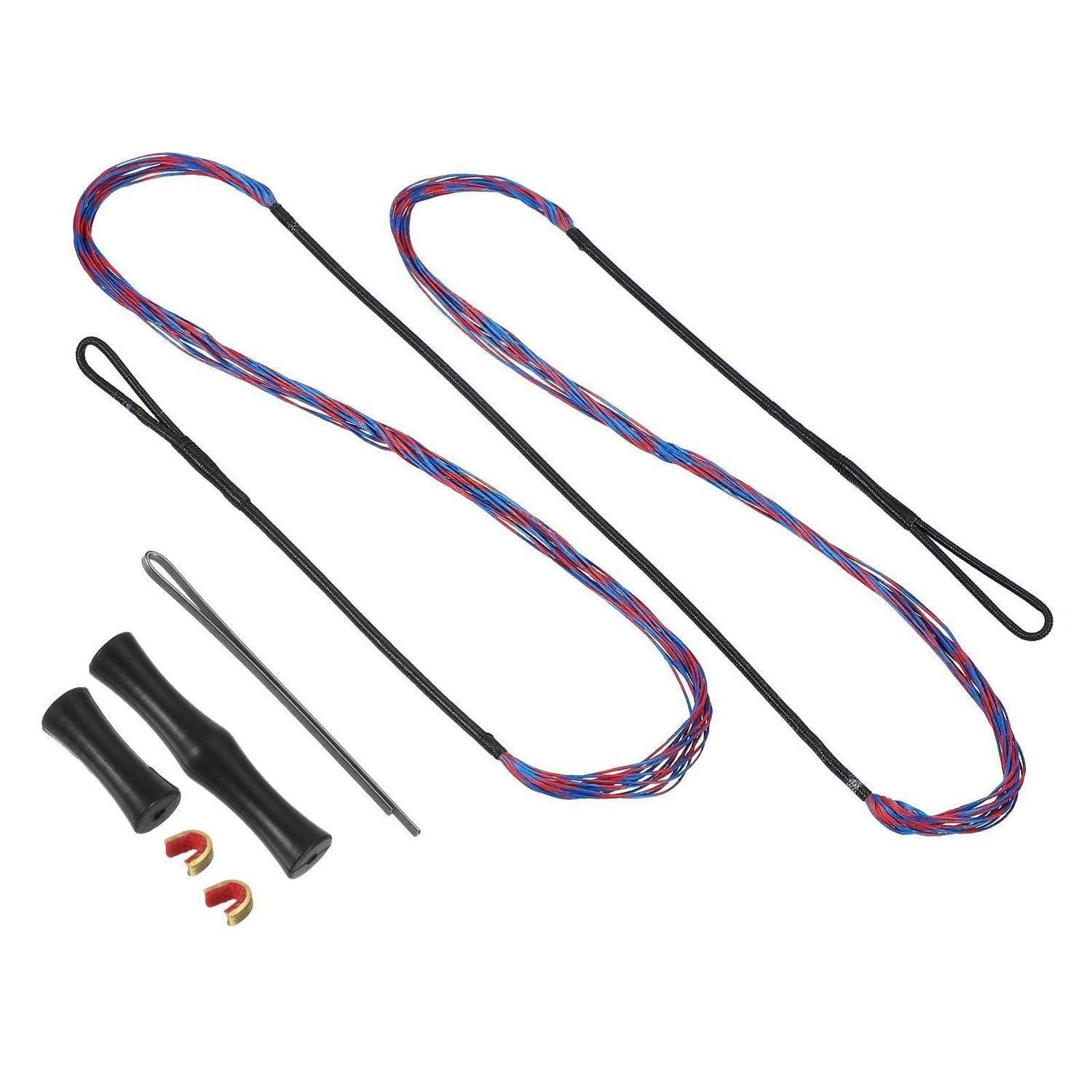 LuxusKollektion Recurvebogen Bogensehne Recurve Rot Blau 54 Zoll