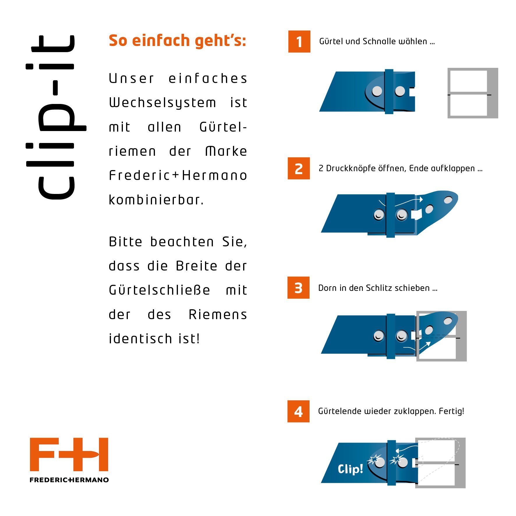 FREDERIC HERMANO Gürtelschnalle 35mm Zink Schwarz - Buckle Stripe - 322607530020 Metall seidenmatt anthrazit Muster Austausch Schnalle für Gürtel