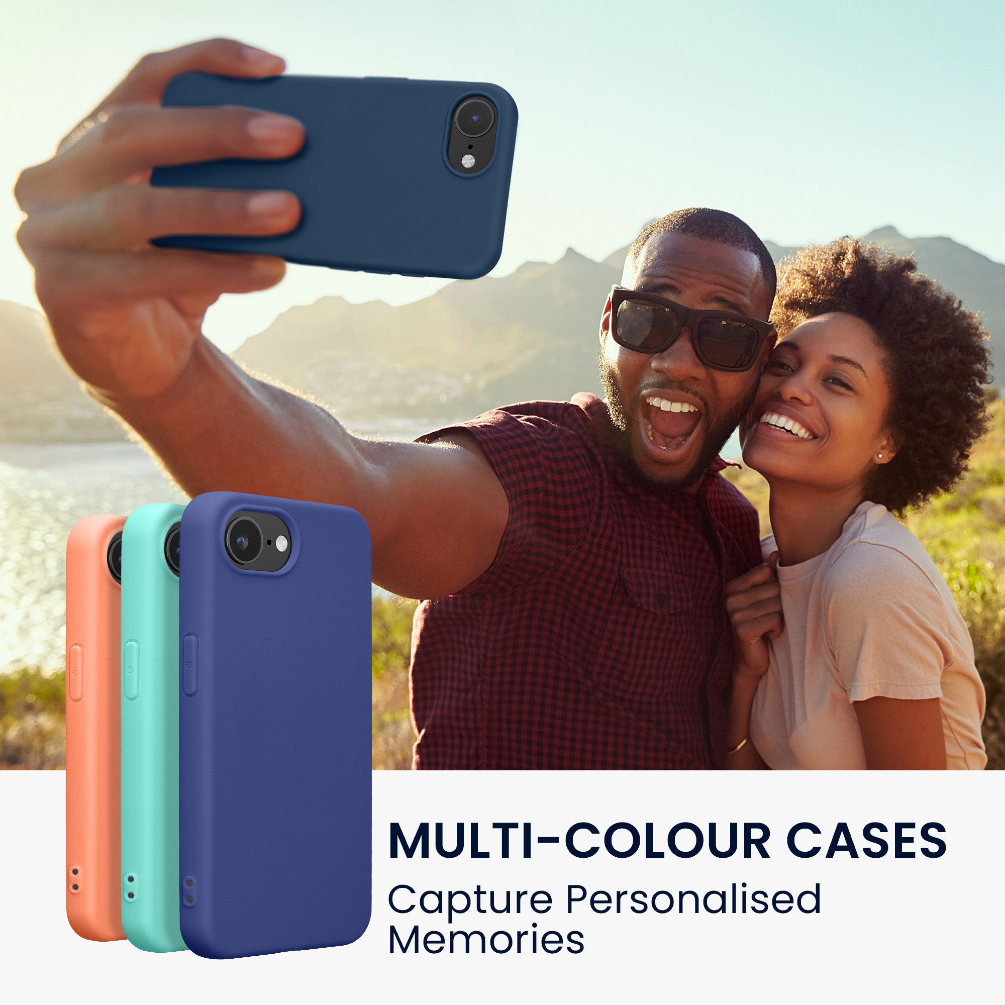 kwmobile Smartphone-Hülle Hülle für Apple iPhone 17e / iPhone 16e, Hülle Silikon - Soft Handyhülle - Handy Case Cover – Bild 3 von 5