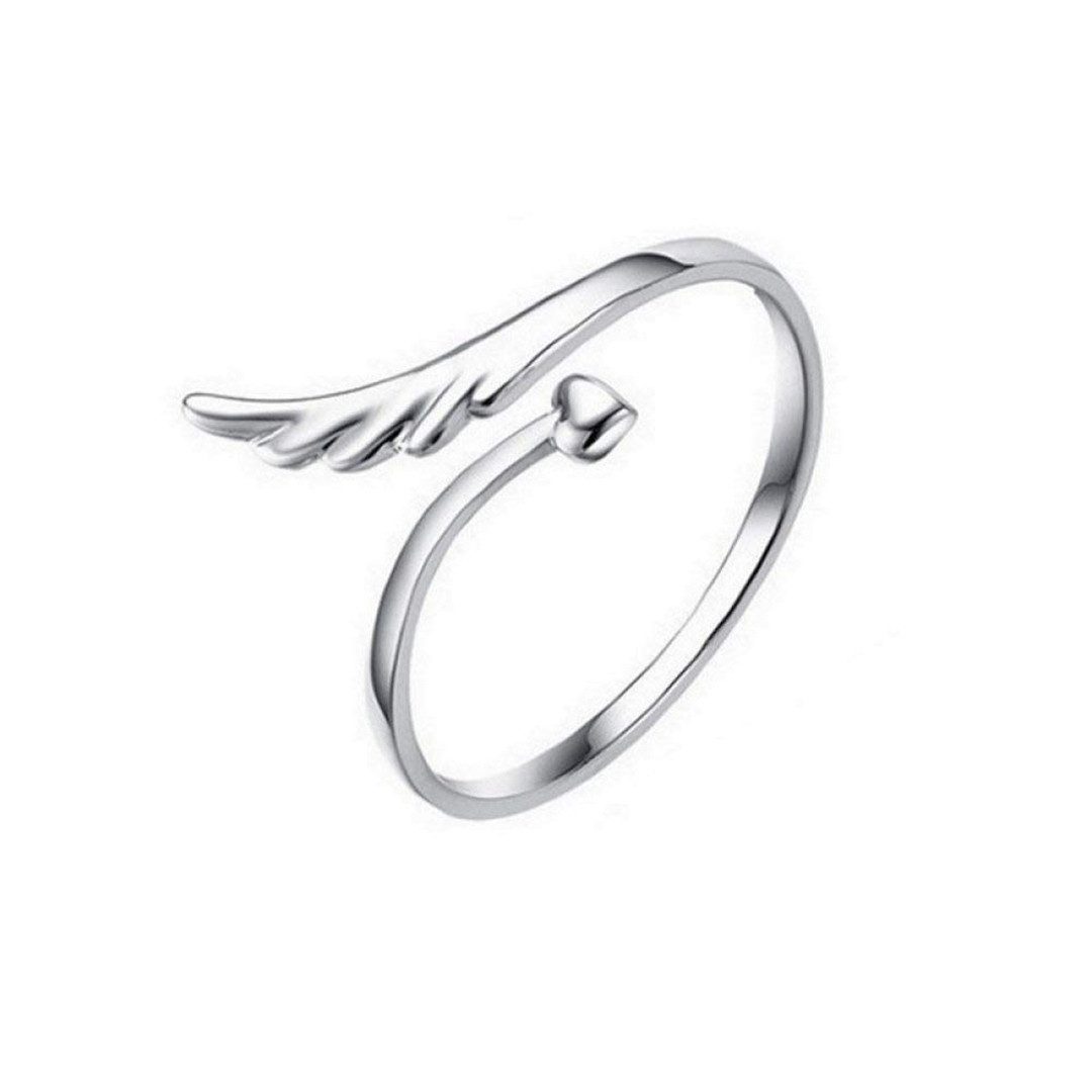 Fivejoy Fingerring Ringe,Verstellbare Offenen Einfache Herzförmige Daumen Kreative Ring (1-tlg), Für Mädchen Geschenk Elegante Damen Schmuck