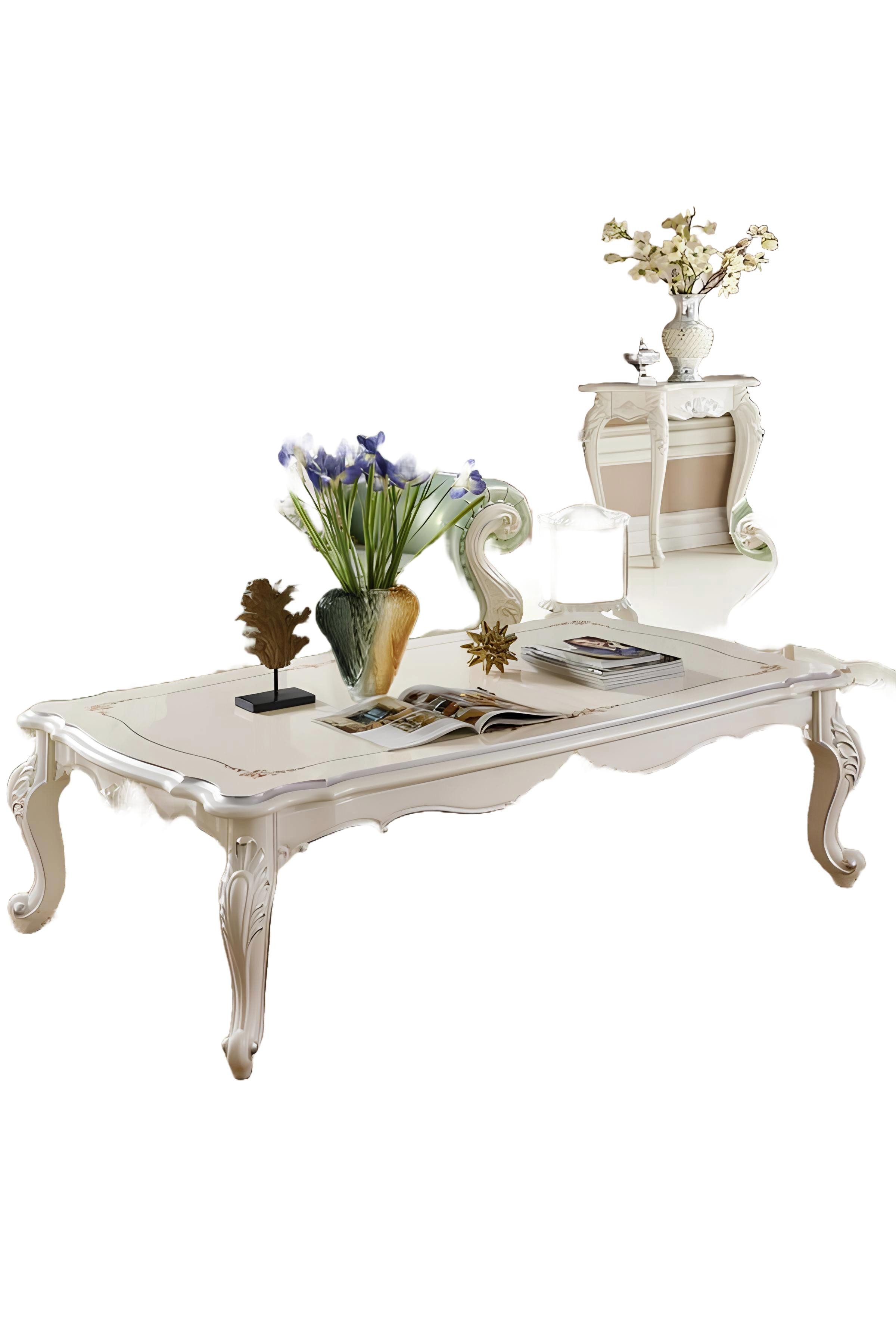 Xlmoebel Couchtisch Traditioneller Tisch Sofatisch Renaissance Beistelltisch (Couchtisch), Hergestellt in Europa