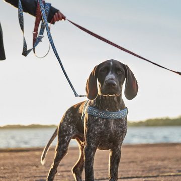 HURTTA Hunde-Geschirr Razzle Dazzle Norwegergeschirr bilberry (jeansblau)