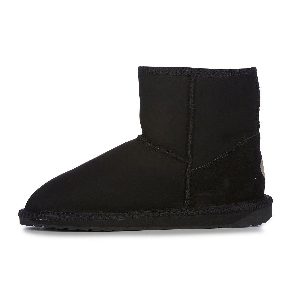 Emu Australia Stinger Mini (weiches doppelseitiges Lammfell) schwarz Damen Winterstiefel