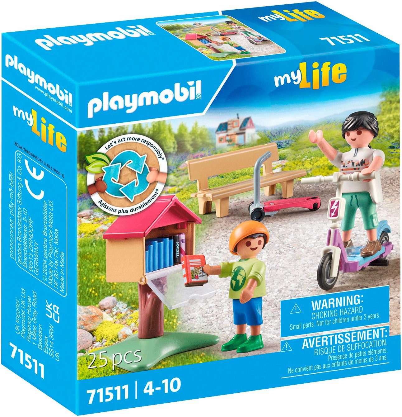 Playmobil® Büchertausch für Leseratten (71511), My Life Konstruktions-Spiel günstig online kaufen