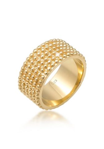 ELLI Кольцо »Breit Bandring Dots Kuge...