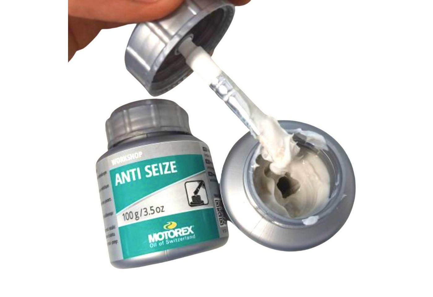 Thumbnail - Motorex Fahrrad-Montageständer Motorex Anti Seize Montagepaste Fahrrad Werkstatt Dose mit Pinsel 100g