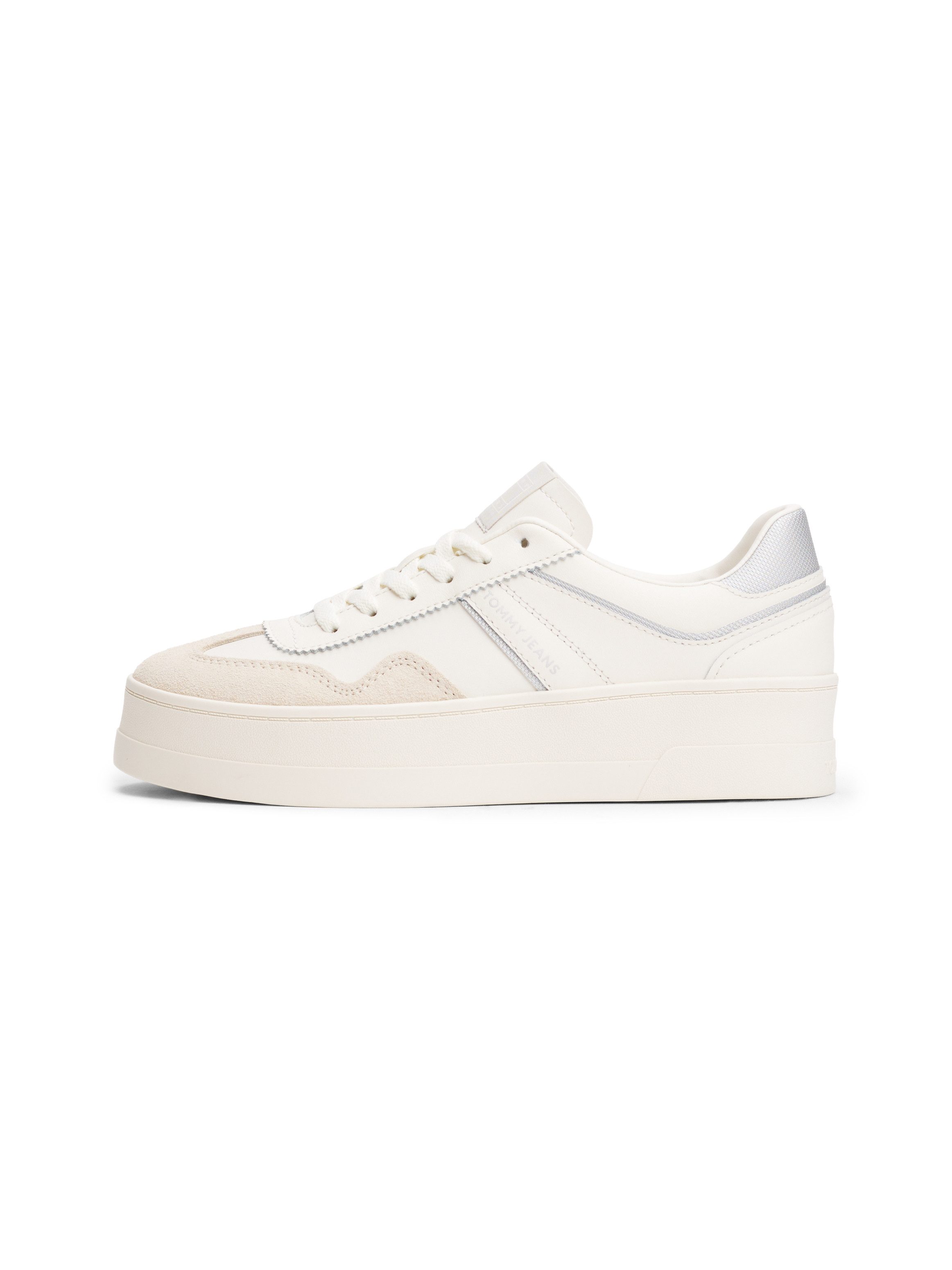 Tommy Jeans THE GREENWICH FLATFORM Plateausneaker, Freizeitschuh, Halbschuh, Schnürerschuh mit Logoschriftzug