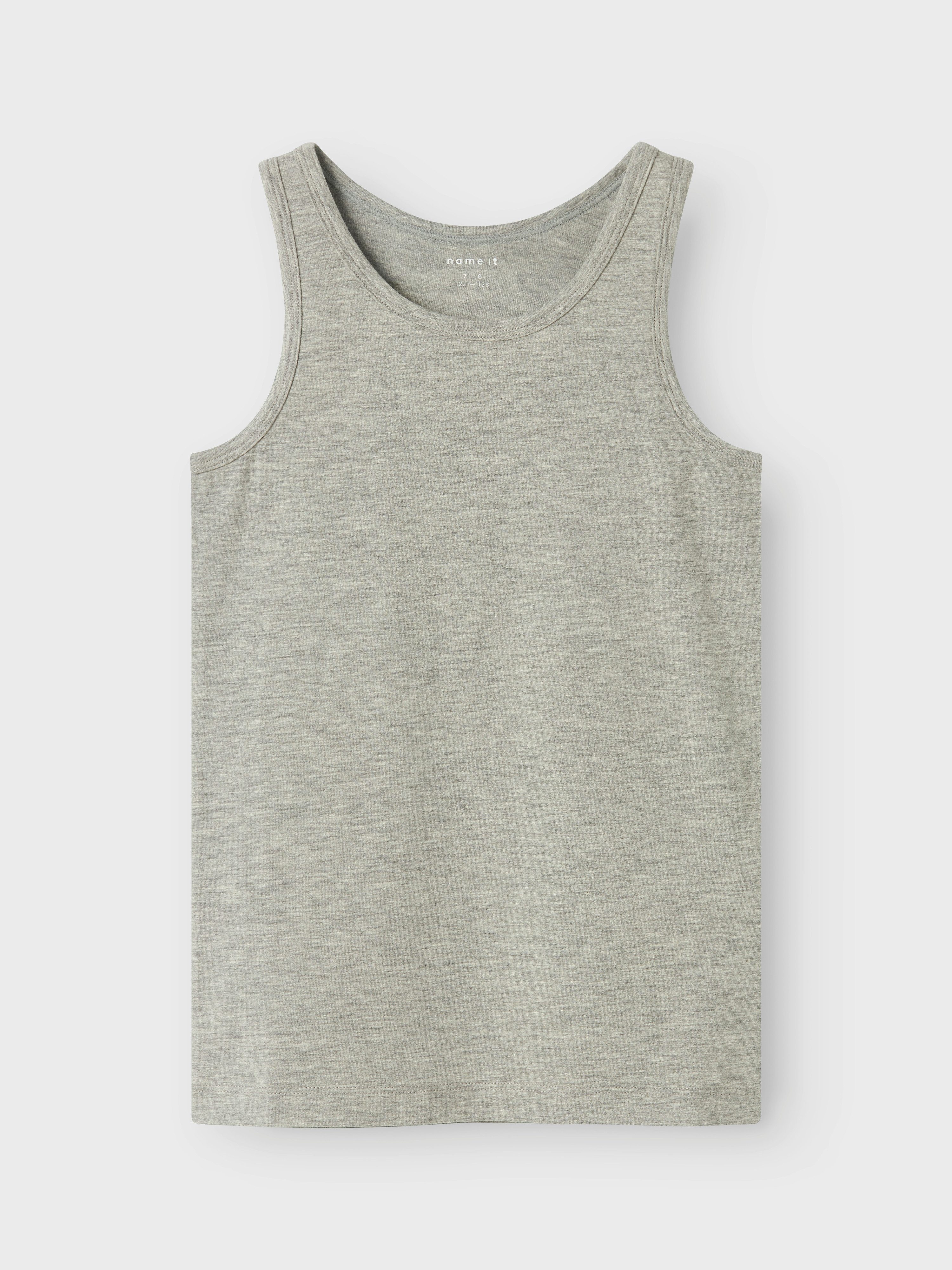 Name It Unterhemd NKMTANK für Jungen mit Streifen im 4er-Pack (Packung, 4-St) gestreift, casual, regular fit, Baumwollmischung, Rundhals