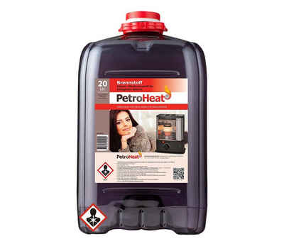 PetroHeat Petroleum 20 Liter Brennstoff geruchsarm für Petroleumofen, für mobile Petroleum-Heizung, Petroleumöfen