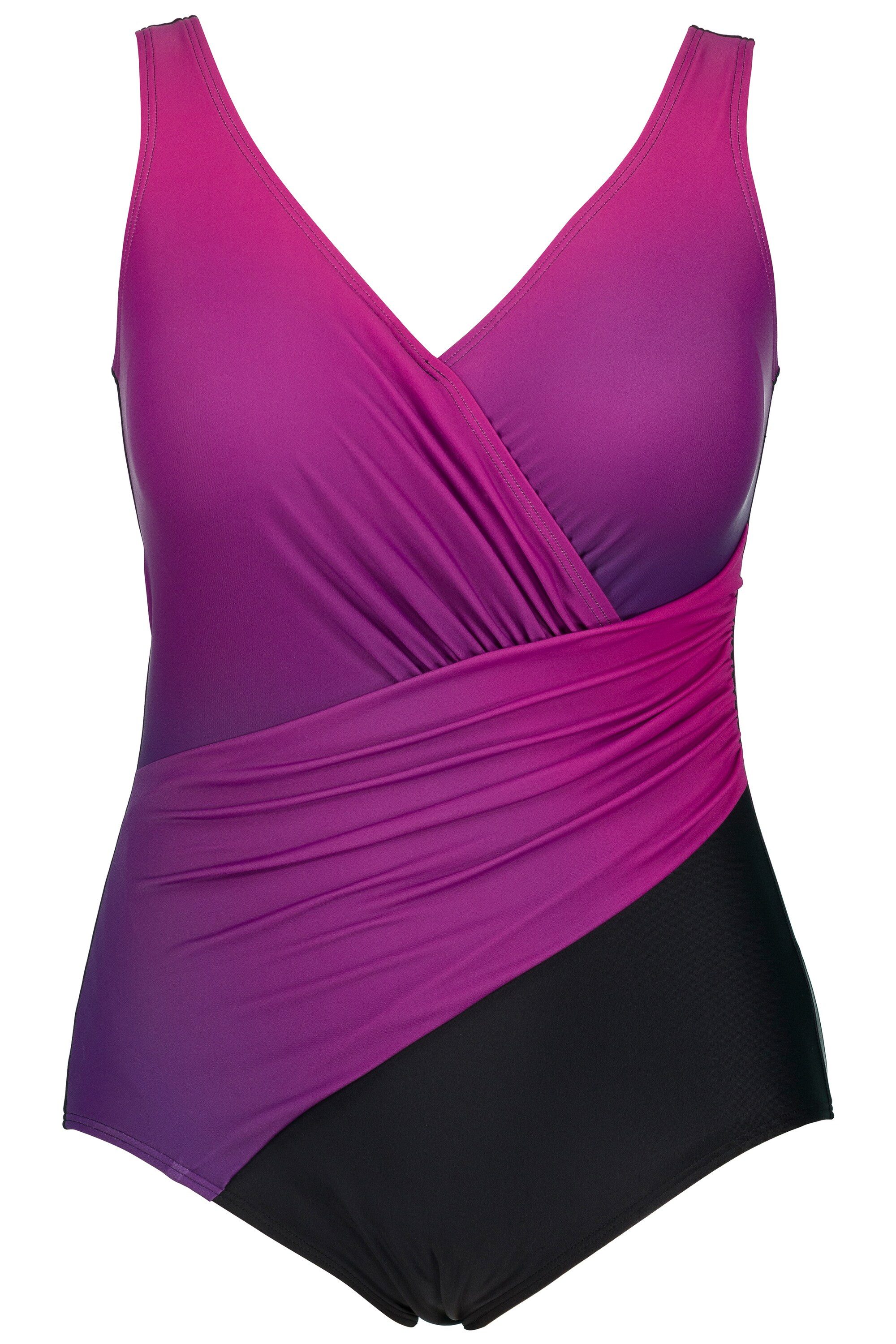 Ulla Popken Badeanzug Badeanzug Farbverlauf Softcups günstig online kaufen