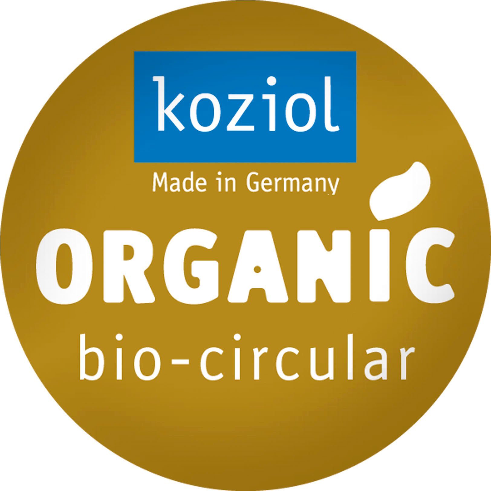 KOZIOL Teller CONNECT PLATE, (4 Blau 255 CO² St), Germany. in Kunststoff, neutral, Biozirkulärer mm Made