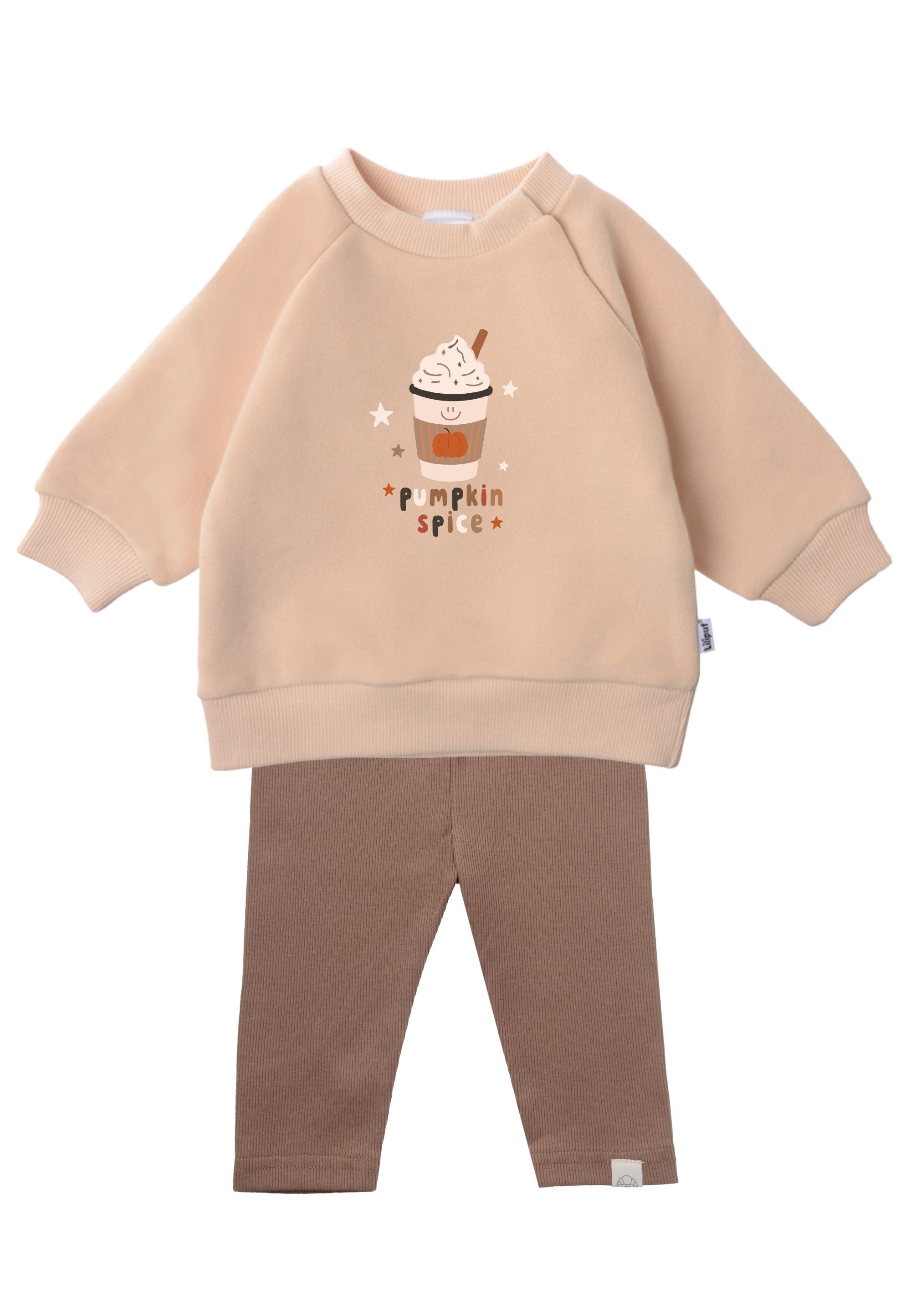 Liliput Sweatanzug pumpkin spice (2-tlg), mit süßem Print