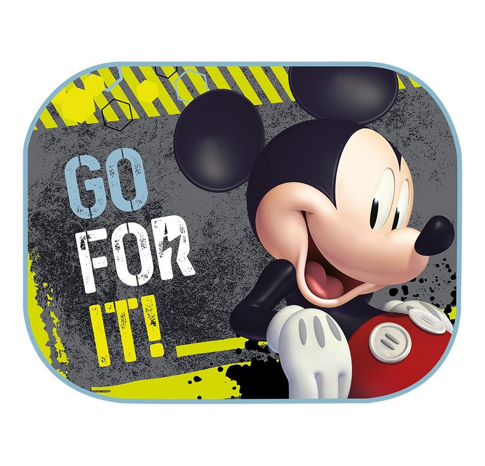 Thumbnail - Seven Polska Autosonnenschutz MICKEY GO FOR IT - Disney Sonnenschutz, Schattenspender, 2 Stück, 44 x 35 cm
