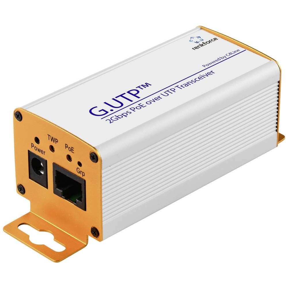 Gigabit Ethernet/UTP-Transceiver mit PoE LAN-Kabel