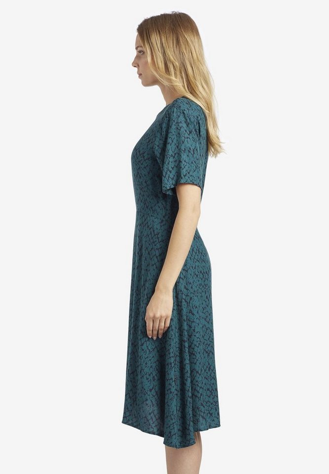 khujo A-Linien-Kleid »ISABETTA« im asymmetrischen Schnitt in