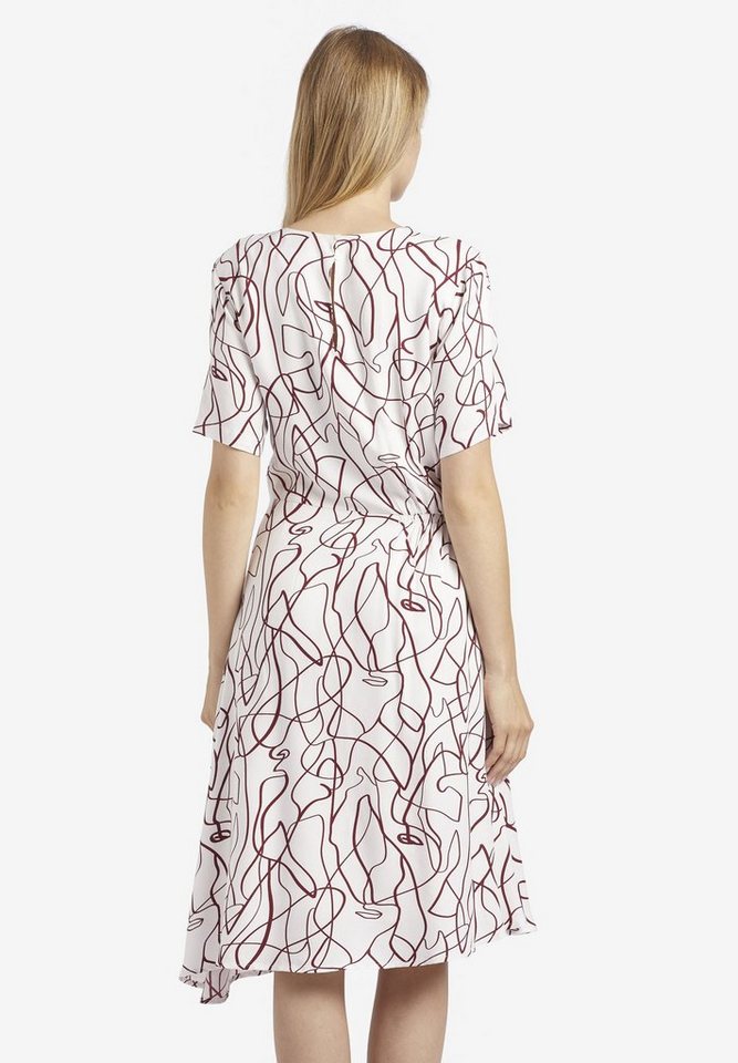 khujo A-Linien-Kleid »ISABETTA« im asymmetrischen Schnitt in