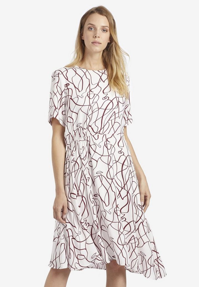 khujo A-Linien-Kleid »ISABETTA« im asymmetrischen Schnitt in