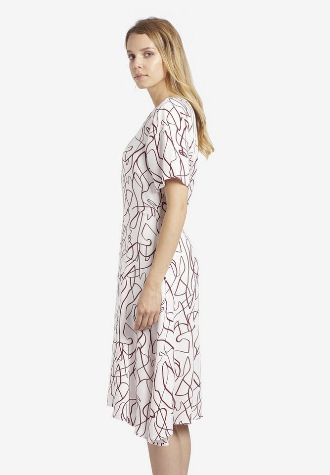 khujo A-Linien-Kleid »ISABETTA« im asymmetrischen Schnitt in