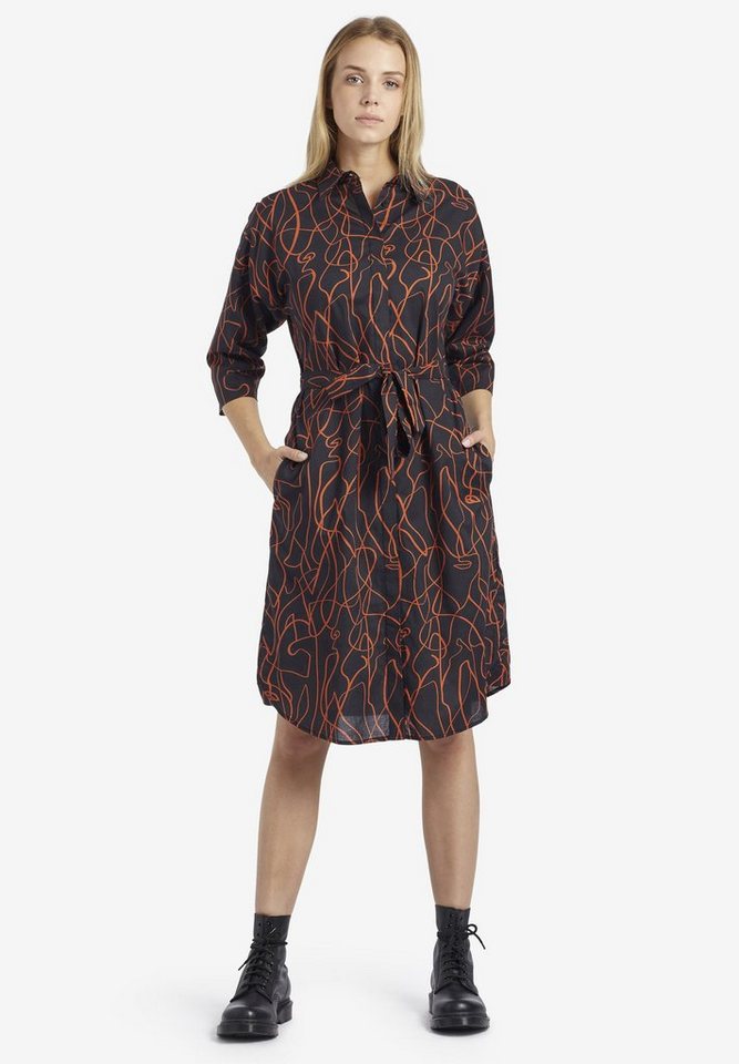 khujo Blusenkleid »POWKA« mit Seitentaschen in