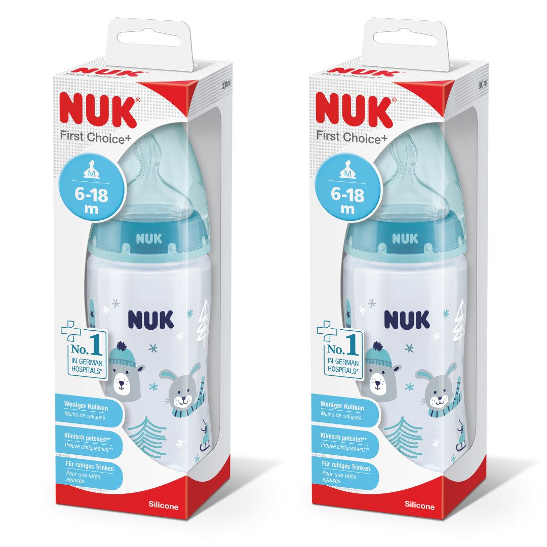 Babyflasche NUK First Choice+ Babyflasche Winter Wonderland VORTEILSPACK