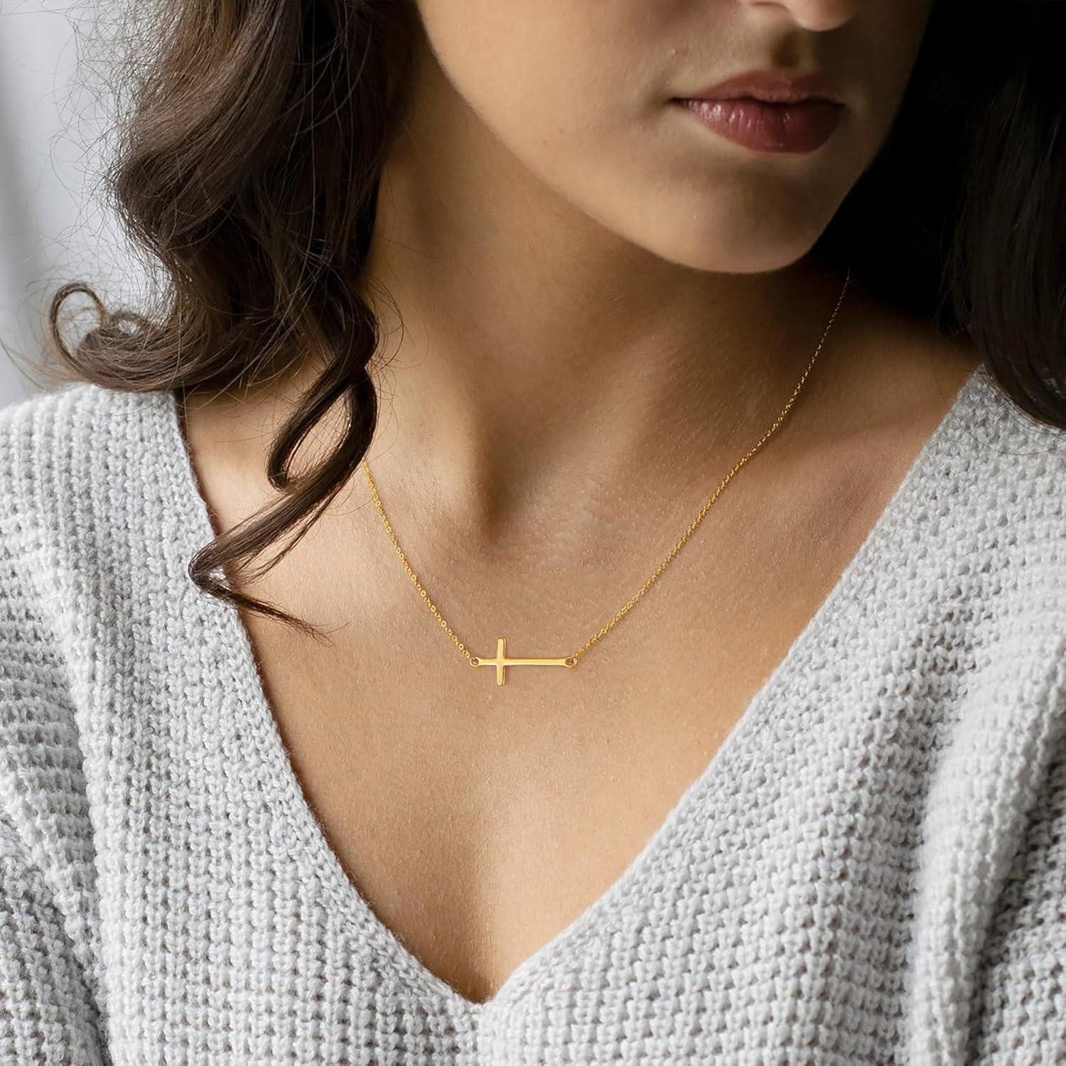 LuxusKollektion Kette und Anhänger Set Kreuz günstig online kaufen