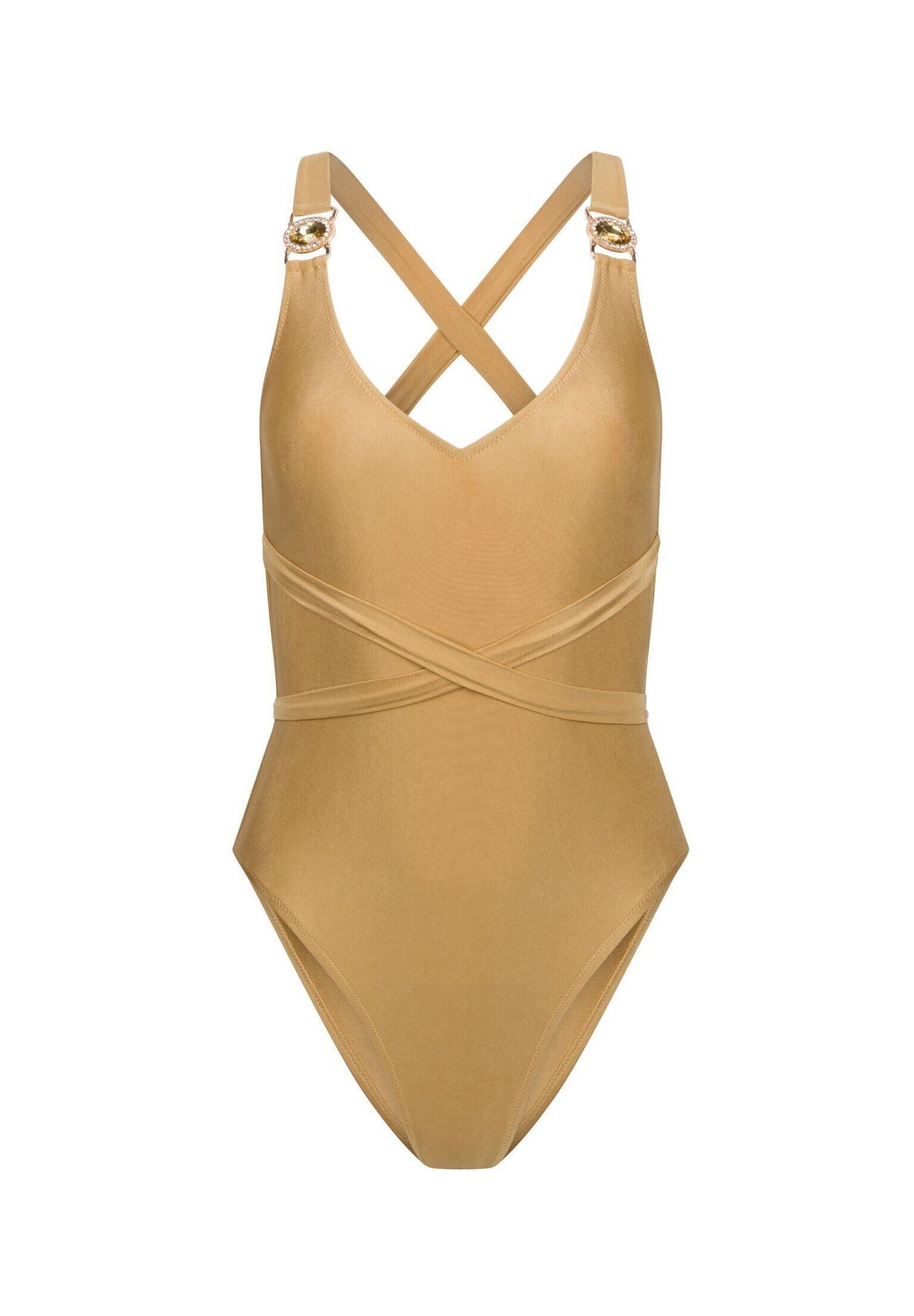 Moda Minx Badeanzug Amour (1-St) mit tollem Steinbesatz