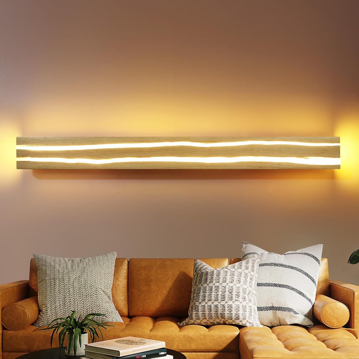 ZMH LED Wandleuchte Wandlampe innen Holz günstig online kaufen