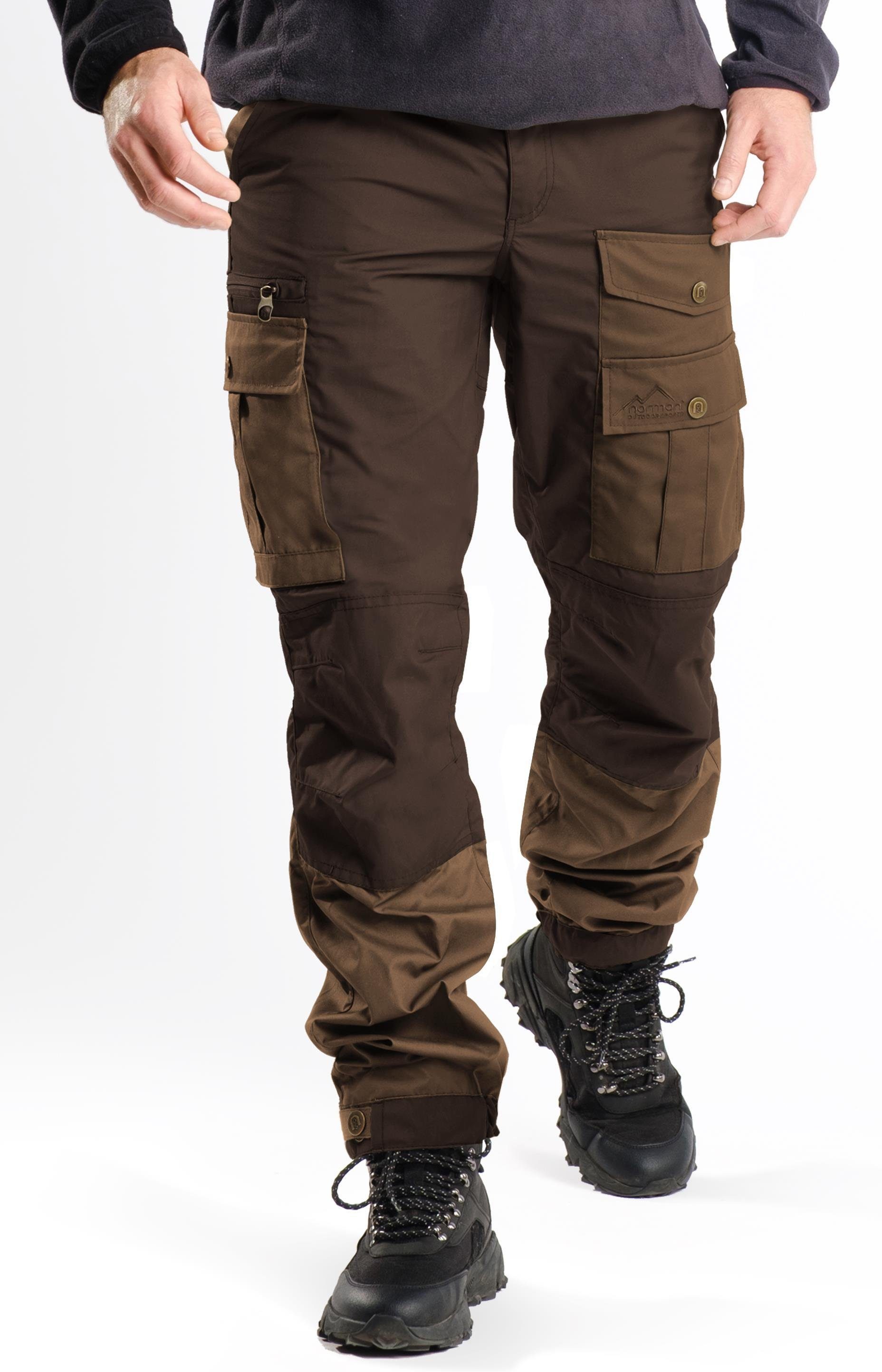 normani Outdoorhose Herren Wanderhose - Outdoorhose Wachsbeschichtete Funktionshose