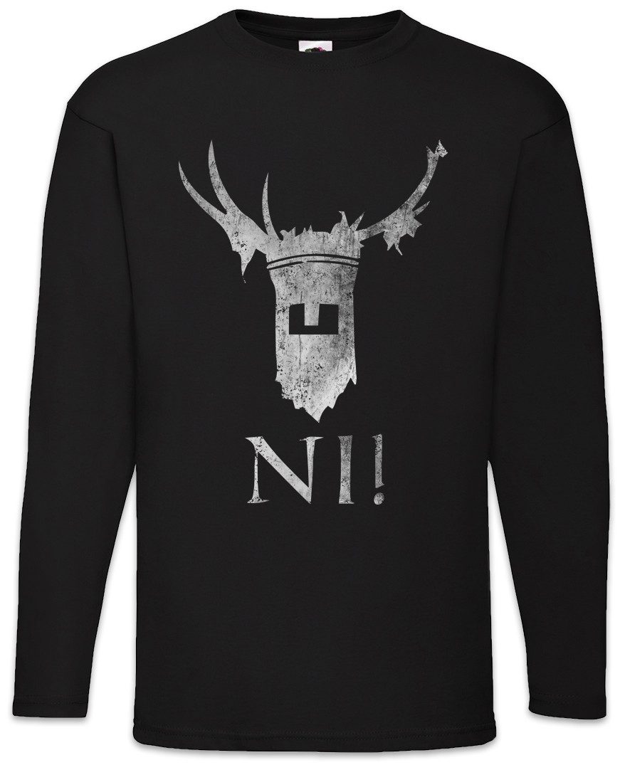 Langarmshirt Knights Of Ni Langarm T-Shirt Monty Fun Python Ritter Comedy Kokosnuß
