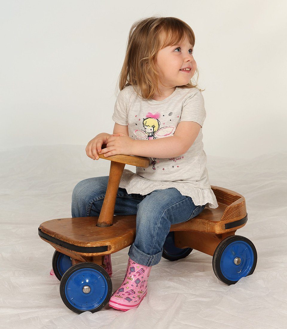 Beck Kleinkinder Gummistiefel Prinzessin Gummistiefel (wasserdichter Kurzstiefel aus Naturkautschuk, weich und flexibel) seitliche Gummi-Einsätze für leichtes A – Bild 2 von 5