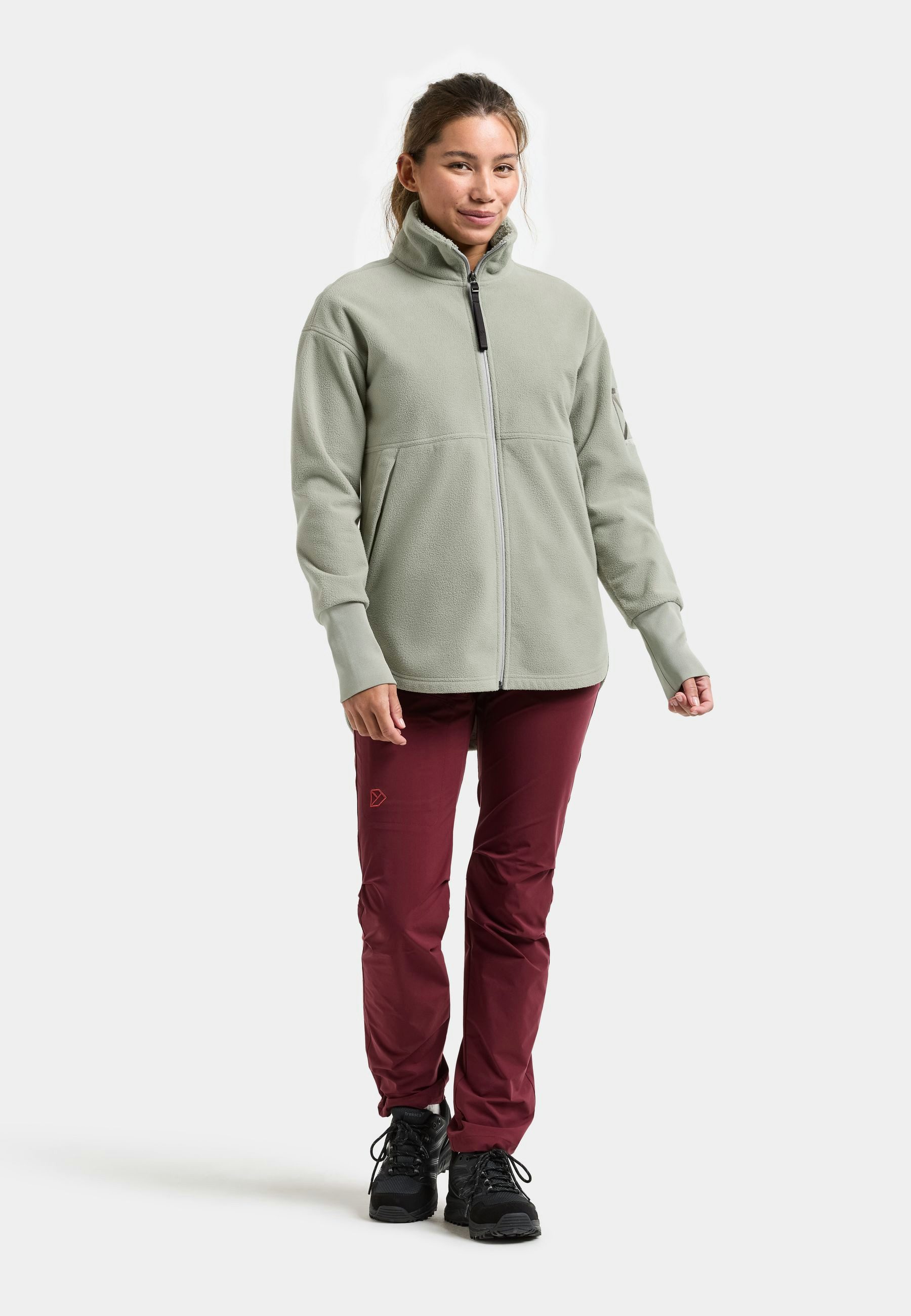 Didriksons Fleecejacke Damen Winddicht RONJA mit Taschen günstig online kaufen