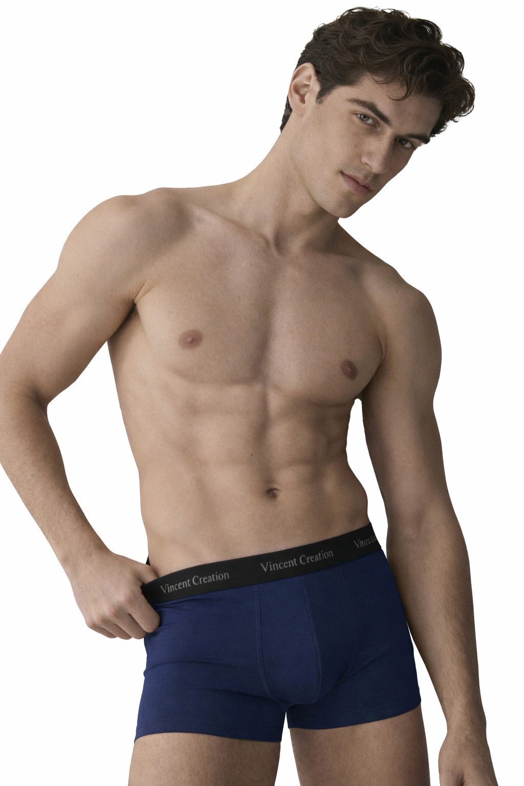 Vincent Creation® Boxershorts Retroshorts (12-St) angenehm stretchiger Baumwollmix – Bild 2 von 5