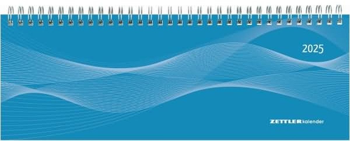 Zettler Tisch-Querkalender Profi 2026 Schwarz - Wochenkalender 30x11cm Mit Notizfläche