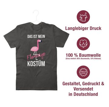 Shirtracer T-Shirt Das ist mein Flamingo Kostüm - Flamingokostüm Rosa Lustige Pink Flamin Karneval Outfit